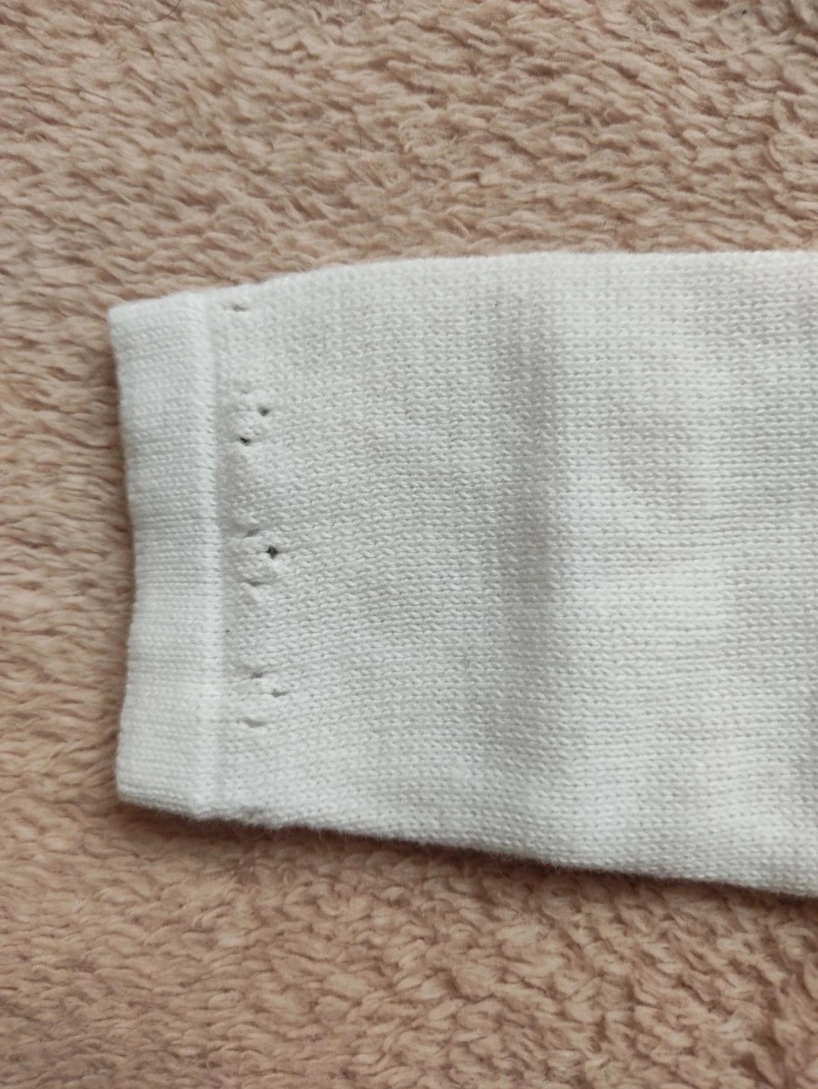 🤍 Bolero blanco ajourado Gémo - Talla 6 meses - Perfecto estado – photo 4
